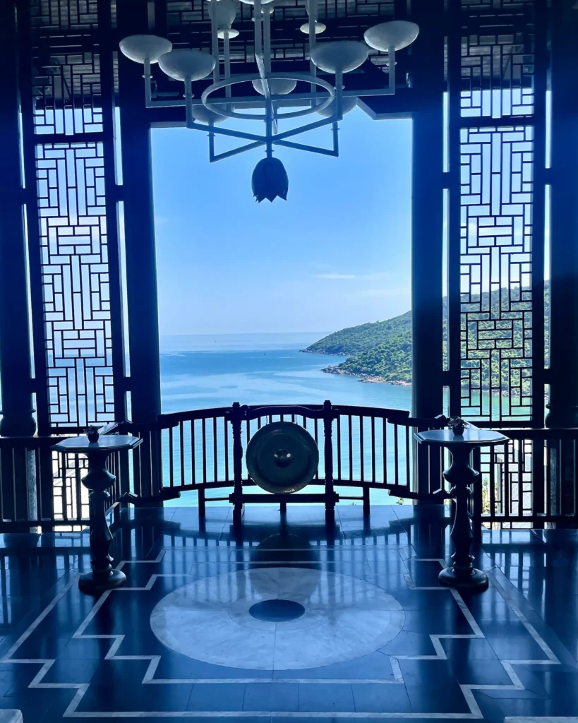 A Return to InterContinental Danang Sun Peninsula Resort Beautiful Vietnamese design and ocean view from intercontinental danang resort lobby